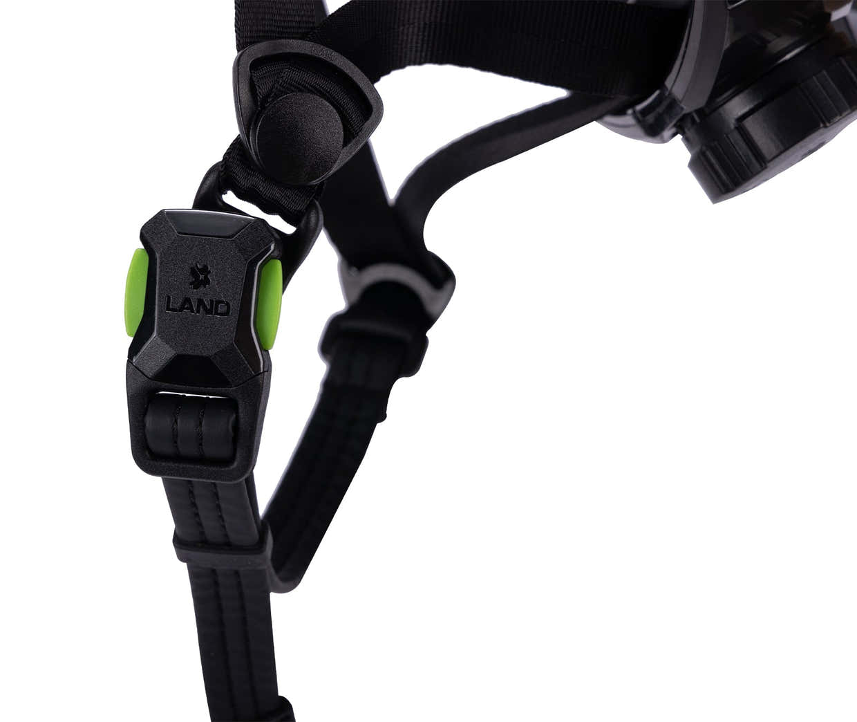 4-Point Chin Strap & Easy Release Magnetic Buckle