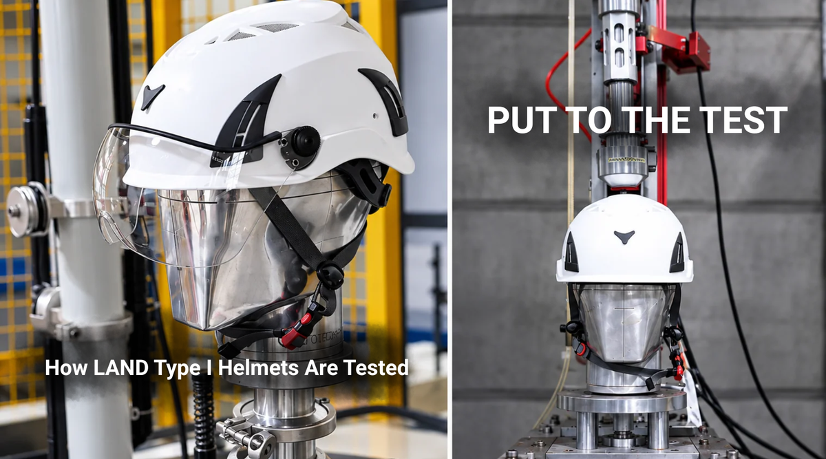 Behind the Helmet: How LAND Type I Safety Helmets Are Tested