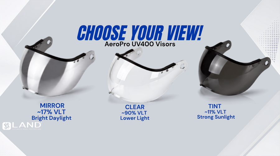 Aeropro UV400 Helmet Visor: PC Lens, Category 0 & Category 3 Explained