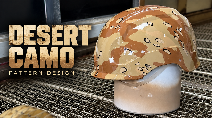 Desert Camo MultiPro: How LAND Uses Water Transfer Printing for Safety Helmets