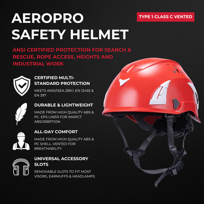 AeroPro Rescue Series Safety Helmet