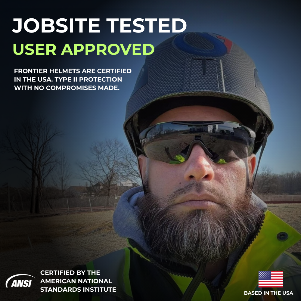 Frontier Type 2 Class C (Vented) Safety Helmet