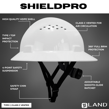 ShieldPro Full Brim Type 1 Class C (Vented)
