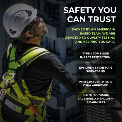 Frontier Type 2 Class C (Vented) Safety Helmet