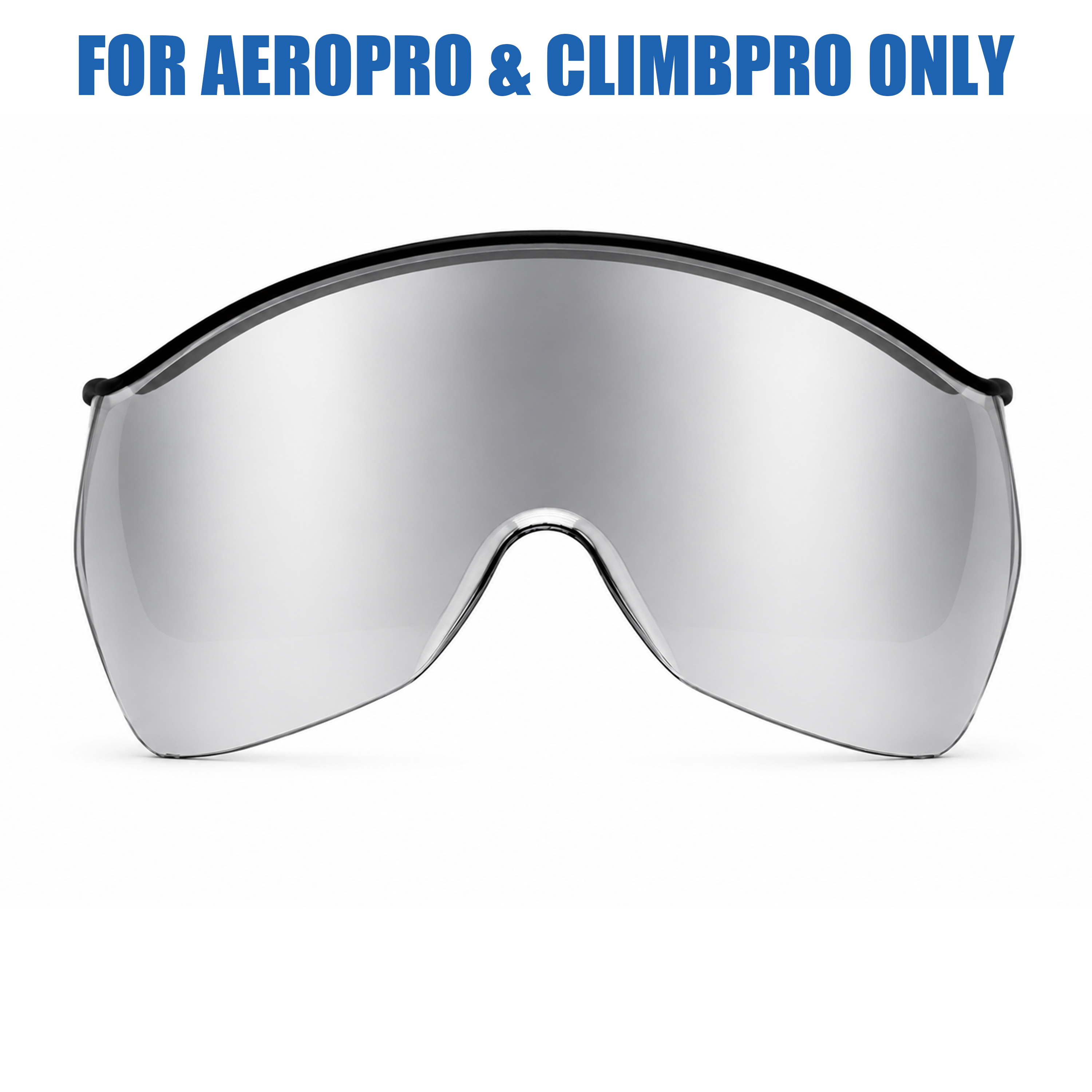 AeroPro & ClimbPro Mirror Safety Visors With Compatible Clips